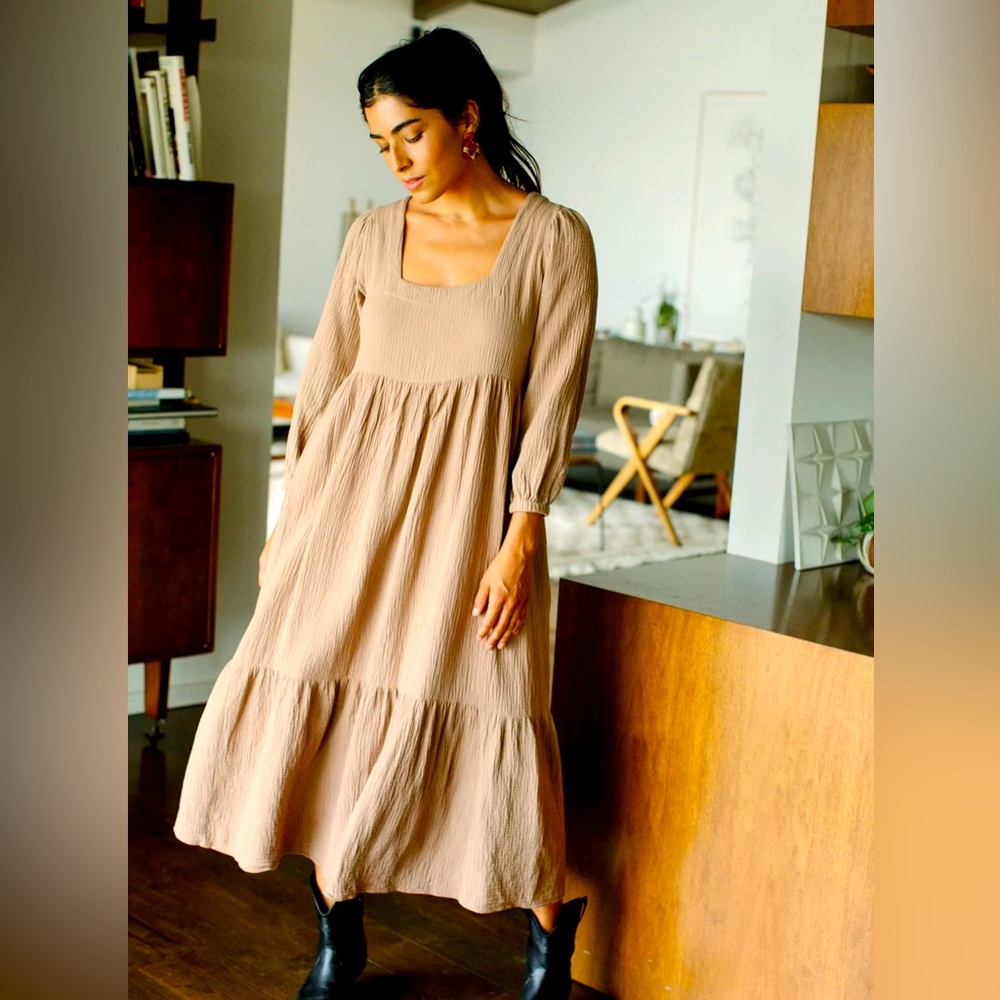 Rachel Pally Gauze Long Sleeve Phoebe Dress